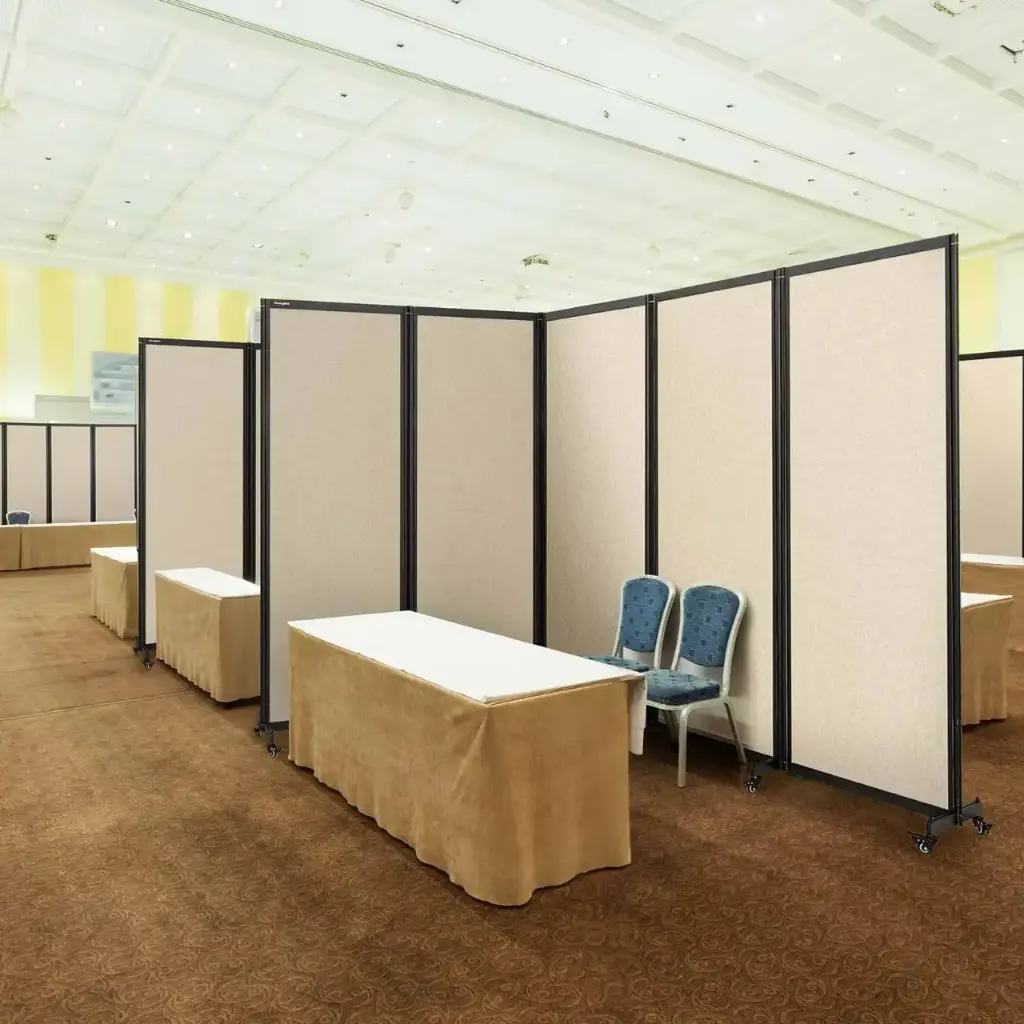 独立式办公室隔断，毛毡饰面